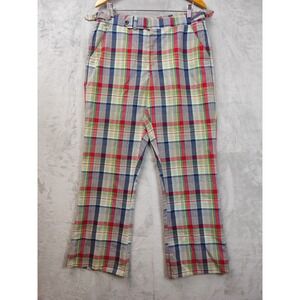 Vintage Jaymar Pants Mens 33x30.5 Plaid Dress Slacks 70s 80s Geek Lightweight